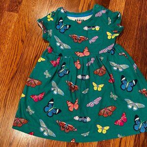 Mini Boden Butterfly Print Dress
